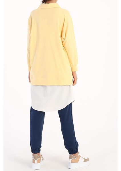 Ekru-Içlik Pamuklu Gömlek Etek modelleri