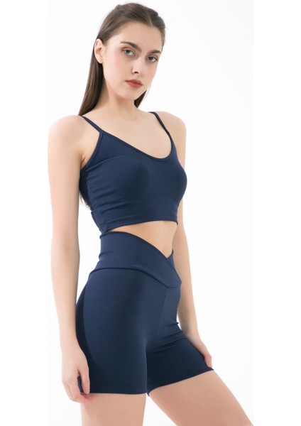 Kadın Spor Tayt Crop Takım Kısa fırsatları
