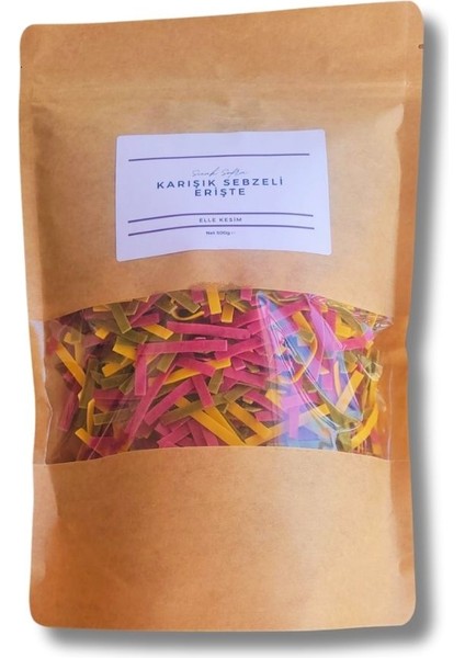Karışık Sebzeli Erişte (500 gr)