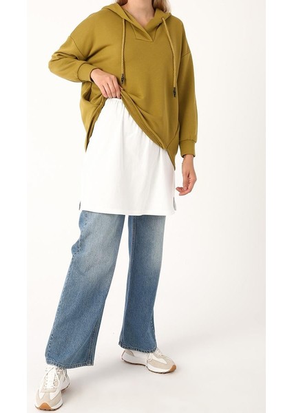 Ekru-Pamuklu Penye Içlik Etek fiyatları