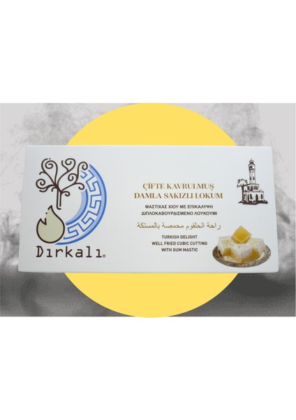 Çift Kavrulmuş Damla Sakızlı Lokum 250 G