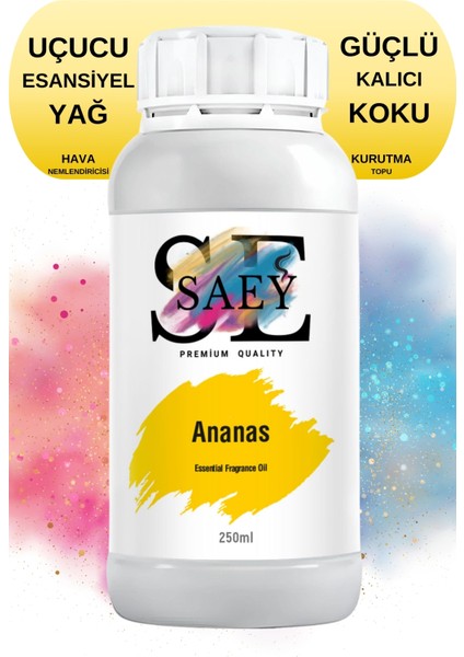 Ananas Esansiyel Uçucu Koku Yağ Buhurdanlık Yağı Difüzör Esansı Hobi Esans 250ml