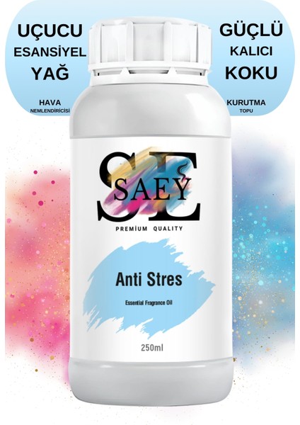 Antistres Esansiyel Uçucu Koku Yağ Buhurdanlık Yağı Difüzör Esansı Hobi Esans 250ml