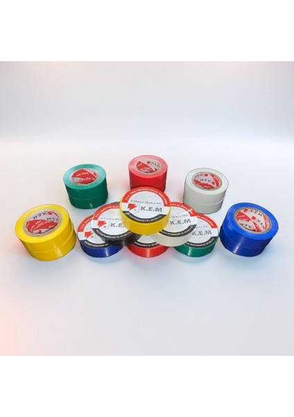 Elektrik Bandı Sarı Renk 10MT 10 Lu Paket