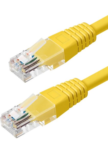 Elektromer 1.5 Metre Sarı 24 Awg Cat5 Kablo (81) (K246)