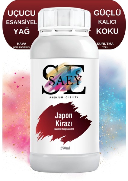 Japon Kirazı Esansiyel Uçucu Koku Yağ Buhurdanlık Yağı Difüzör Esansı Hobi Esans 250ml