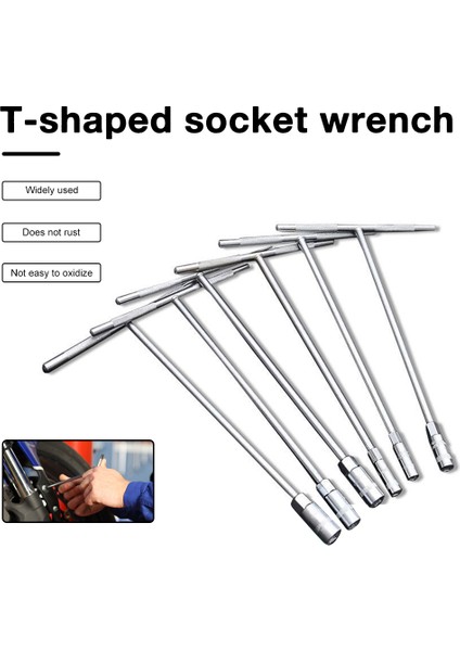 T17 Tarzı T Tipi Evrensel Soket Anahtar Yüksek Cr-V Altıgen Soket Anahtarı Çelik Ispanyol Anahtar El Aletleri Otomatik Tamir Için (Yurt Dışından) fiyatları