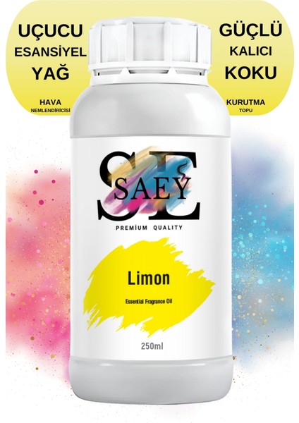 Limon Esansiyel Uçucu Koku Yağ Buhurdanlık Yağı Difüzör Esansı Hobi Esans 250ml