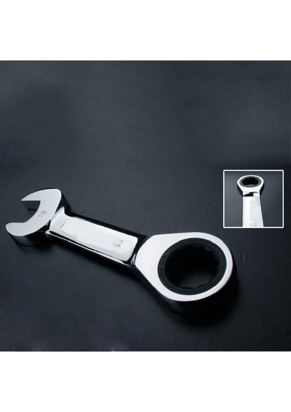 8mm Tarzı Ters Çevrilebilir Kombine Kısa Anahtar Kısa Kombine 72 Dişli Ratchet Soket Anahtar Somun Onarım (Yurt Dışından) modelleri