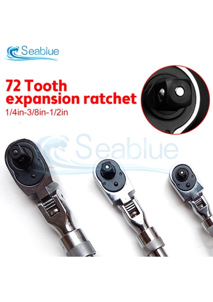 NO.45293 Stili 72 Dişli Karbon Çelik Geri Çekilebilir Ratchet Anahtar Otomatik Hızlı Çıkarma Ispanyol Anahtar Çok Fonksiyonlu El Tamir Aracı (Yurt Dışından) fırsatları