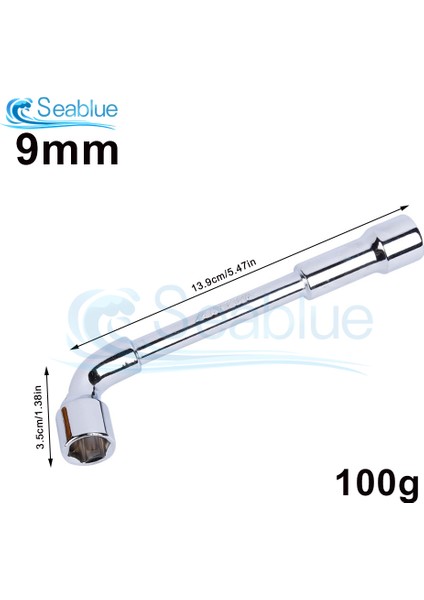 9mm Tarzı mm Ltipi Boru Delme Dirsek Anahtarı Çift Başlı Dış Altıgen Kovan Anahtarı Vida Somun Sökme Için (Yurt Dışından)