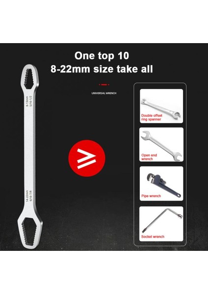 No.5 Tarzı Evrensel Torx Anahtarı Ayarlanabilir Gözlük Anahtarı Ratchet Wrench Bisiklet Motosiklet Araba Onarım Için (Yurt Dışından) modelleri