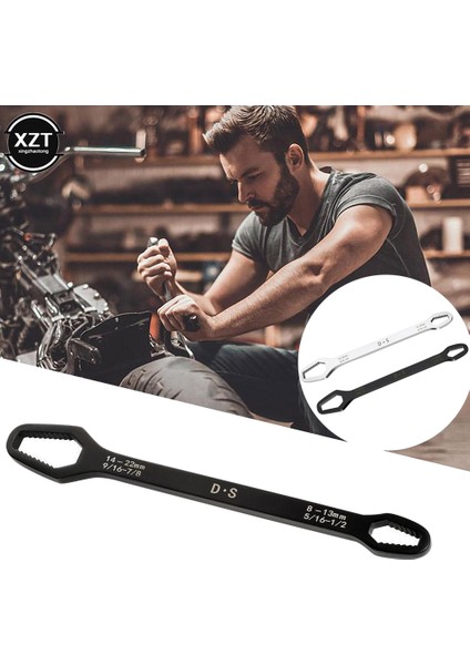 8--22MM 270MM Beyaz Stil Evrensel Torx Anahtarı Tahta Ayarlanabilir Çift Başlı Torx Anahtarı Kendinden Sıkıştırma Gözlük Anahtarı Çok (Yurt Dışından) modelleri