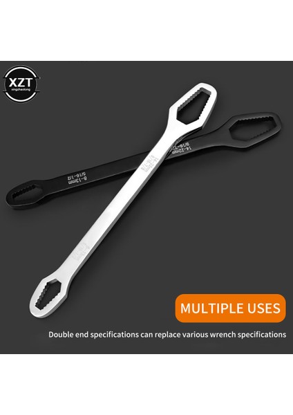 8--22MM 270MM Beyaz Stil Evrensel Torx Anahtarı Tahta Ayarlanabilir Çift Başlı Torx Anahtarı Kendinden Sıkıştırma Gözlük Anahtarı Çok (Yurt Dışından) indirimleri