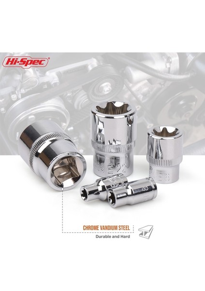 Boş Kutu Sarı Stili Hi-Spec E-Soket Soket Seti Adaptör Torx Yıldız Uçlu Bit Onarım El Aletleri Kafası Için Tork Anahtarı Ratchet Soket Anahtarı Için (Yurt Dışından) fırsatları