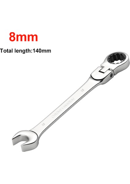 8mm-1 Adet Tarzı Ratchet Anahtar, Ratchet Anahtarı, Araba Tamir Aleti Evrensel Anahtar Aracı Tamir Seti Için Anahtarlar (Yurt Dışından)