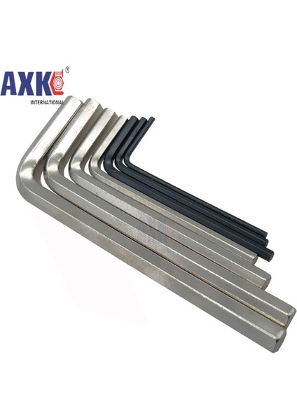 Nikel Kaplama Stili 3mm 10 Adet L Şekilli Altıgen Hex Anahtarı Karbon Çelik Allen Anahtarı (Yurt Dışından)