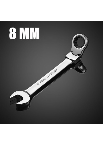 8mm Tarzı Çift Başlı Ratchet Anahtar Hızlı Tork Anahtarı Oto Bisiklet Tamir Ev Alet Seti (Yurt Dışından)