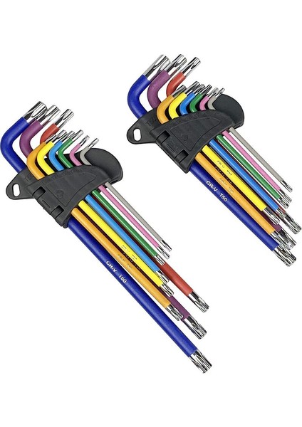 Uzatma Torx Stili Renk Kodlu Altıgen Allen Anahtar Seti Torx Yıldız L Tipi Anahtar Kollu Anahtar Ingiliz Anahtarı Metrik Tornavida Takımı (Yurt Dışından) modelleri