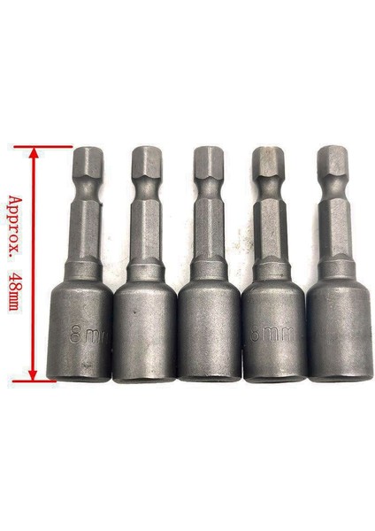 5 Parça Manyetik Somun Sürücü Seti Soket Adaptörü Hex Matkap Ucu Için Profesyonel Tork Anahtar Seti (Yurt Dışından) fiyatları