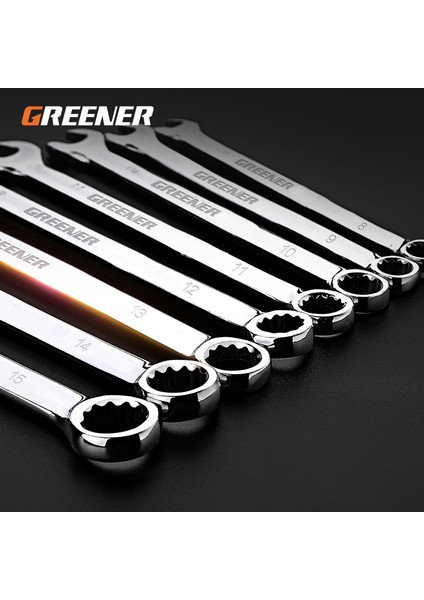 7mm Tarzı Araç Tamiri Için Uzun Yeşil Anahtarlar Seti El Aletleri Anahtarlar El Aletleri Bir Set (Yurt Dışından) modelleri