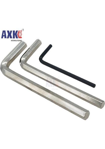 Nikel Kaplama Stili 3mm 10 Adet L Şekilli Altıgen Hex Anahtarı Karbon Çelik Allen Anahtarı (Yurt Dışından)