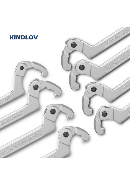 YUVARLAK19'DAN 51'e Tarzı Kındlov Evrensel Anahtar Ayarlanabilir Kanca Açık Uç Anahtar Takımı Somun Civata Onarım Motosiklet Bisiklet El Aletleri (Yurt Dışından) fırsatları