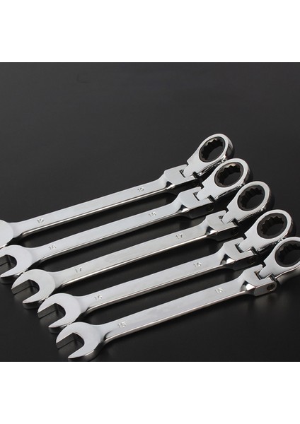 7mm Tarzı El Aleti Kromajlı Ratchet Anahtar Seti - Evrensel Ratchet Anahtar Kombinasyonlu Çift (Yurt Dışından) fırsatları