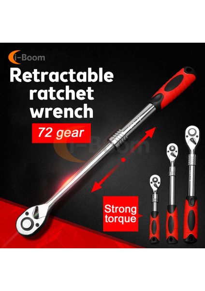 NO.45295 Stili Diş Uzatmalı Teleskopik Ratchet Soket Anahtarı Aracı Plaka Ratchet Kolu Anahtar (Yurt Dışından) fiyatları