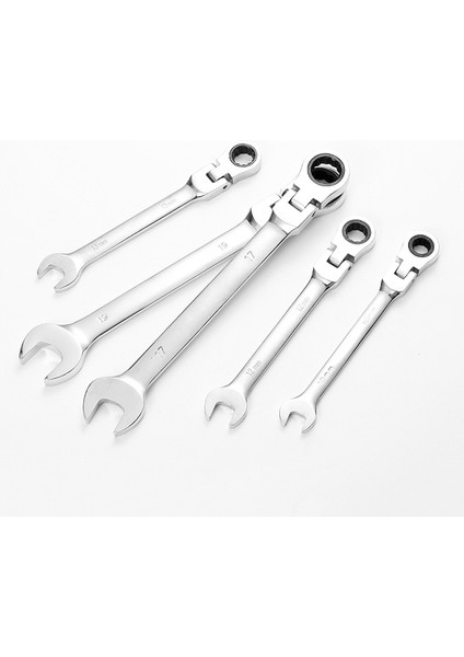 17MM Tarzı Esnek Kafa ile Kombine Ratchet Anahtar, Çift (Yurt Dışından) indirimleri