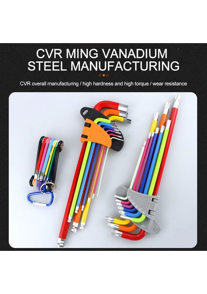 Katlanabilir 9pcs Tarzı Allen Anahtarı Seti Topu Uçlu Torx Yıldız Anahtarlar L-Tip Iç Hexagon Şişe Anahtarı Evrensel Çok Renkli Uzun Metrik Anahtar (Yurt Dışından) fırsatları
