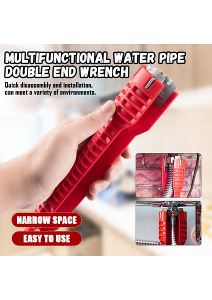 6ın1 Sarı Tarzı 1 Multifonksiyonel Lavabo Anahtarı Tamir Lavabo Tesisat Aracı Anahtar Musluk Anahtarı Tesisat Boru Anahtarı Banyo Anahtarı Takımları (Yurt Dışından) modelleri