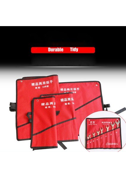 Siyah Stil Kanvas Anahtar Seti Saklama Çantası Katlanabilir Ratchet Anahtar Organizatörü Ispanya Torbası El Aleti Saklama Çantaları (Yurt Dışından) indirimleri