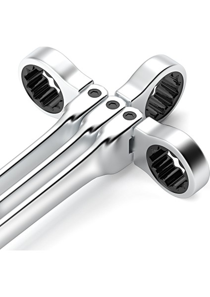 6mm Tarzı Esnek Başlıklı Kombine Ratchet Anahtar Takımı - Çift (Yurt Dışından) fiyatları