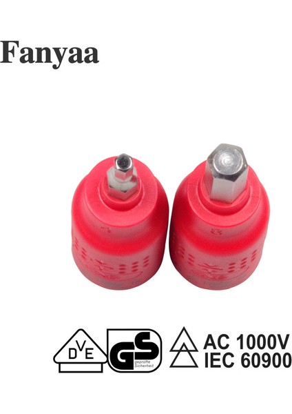 8MM(0903H8) Stili Fanyaa Vde Somun, Dr.bireysel Izoleli Altıgen Uç Bitli Soket Anahtar Takımı Altıgen 6pt.metrik Adaptör Anahtar (Yurt Dışından) indirimleri