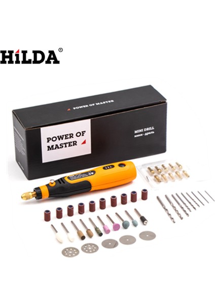 Set 1 Stili Hılda Elektrikli Mini Değirmen Oyma Kalem Kablosuz Değirmen ile Pil Mikro Döner Matkap Metal Oyma Için (Yurt Dışından)