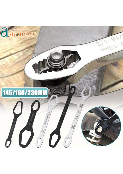 145MM 5mm Beyaz Stil Evrensel Torx Anahtarı Tahta Ayarlanabilir Çift Başlı Torx Ispanyolca Kendini Sıkan Gözlük Anahtarı Çok (Yurt Dışından) modelleri