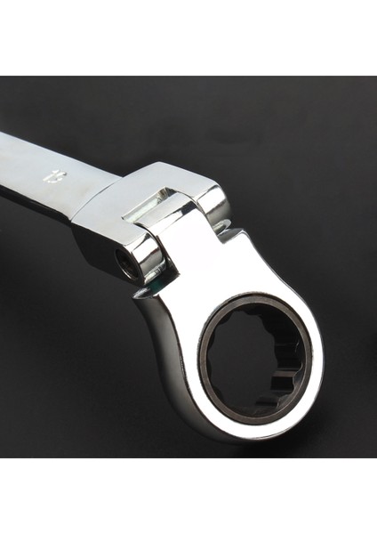 16MM Tarzı Çift Uç Anahtar Takımı Esnek Başlı Kombine Ratşet Anahtar Çift Kullanımlı Ayarlanabilir Anahtar Krom-Vanadyum Çelik (Yurt Dışından)