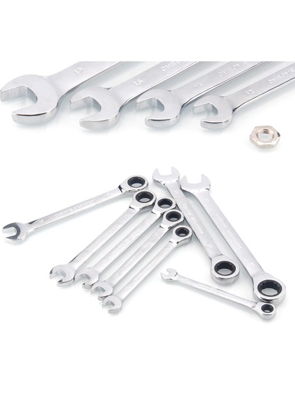 14MM 1 Adet Stil Anahtarlar Dişli Halka Ters Çevrilebilir Anahtar Araba Tamir El Aleti Teşhis Aracı- 1 Parça Kombinasyon Ratchet Anahtarlar (Yurt Dışından) fırsatları