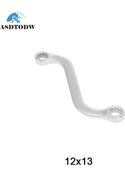 S-Stil 12X13 Tarzı Çelik Çift Başlı Özel Şekilli Hızlı Sıkma Anahtarı Onarım Aracı (Yurt Dışından)