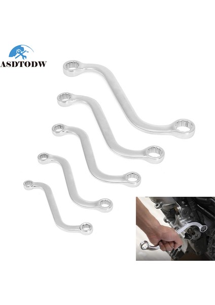 S-Stil 12X13 Tarzı Çelik Çift Başlı Özel Şekilli Hızlı Sıkma Anahtarı Onarım Aracı (Yurt Dışından) modelleri