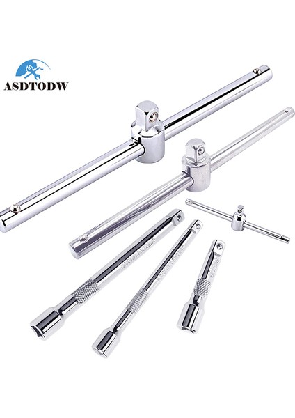 1-4 4 Inç (100 Mm) Stili 1 Adet Sürücü Priz Anahtarı Uzatma Kaydırma Çubuğu Oto Tamir Crv Malzeme Uzatılmış Kaydırma Çubuğu Araçlar (Yurt Dışından)