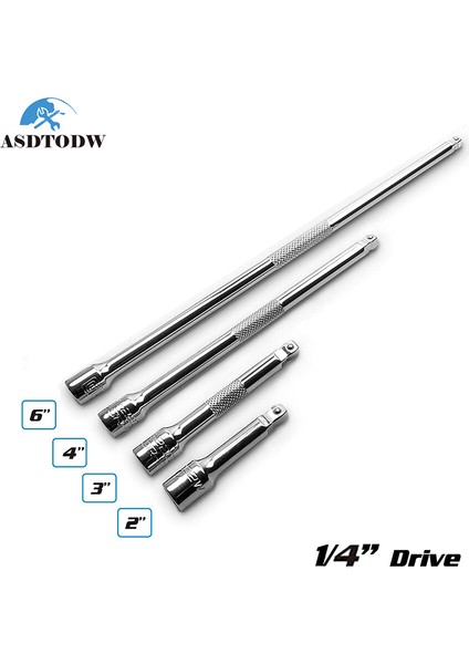 1-4 4 Inç (100 Mm) Stili 1 Adet Sürücü Priz Anahtarı Uzatma Kaydırma Çubuğu Oto Tamir Crv Malzeme Uzatılmış Kaydırma Çubuğu Araçlar (Yurt Dışından)