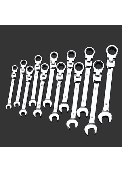 8mm Tarzı 1 Adet Esnek Başlıklı Çift Uçlu Anahtar Takımı Kombine Ratşet Anahtar Çift Kullanımlı Ayarlanabilir Wreromyum-Vanadyum Çelik (Yurt Dışından) indirimleri