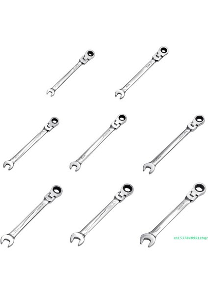 13MM Tarzı Anahtar Ratchet Ratchet Anahtar Seti Için Esnek Kafa Anahtarı Seti (Yurt Dışından)