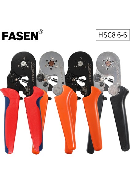 Hsc8 6-4b Stili Awg Yüksek Hassasiyetli Tel Konnektör Krimp Pensesi ve Tüp Ayakkabı Terminal Aracı Hsc (Yurt Dışından)
