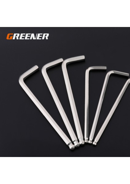 4mm Uzatılmış Stil Greener 1 Adet Çift Uçlu L Tipi Tornavida Hex Wrench Uzatılmış Allen Anahtarı Altıgen Top Başlıklı Anahtar El Aletleri (Yurt Dışından)