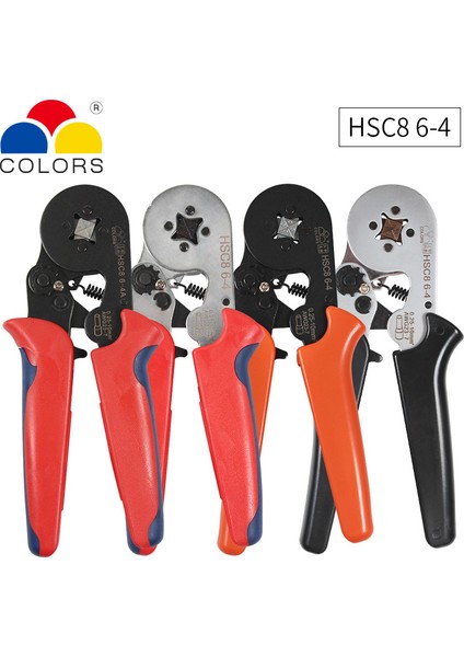 Hsc8 6-4 Tarzı D Hsc Awg Presleme Pensesi Hsc8 Yuvarlak Burun Pensesi Tüp Awg Iğneleri Terminaller (Yurt Dışından)