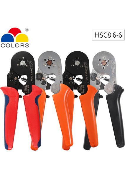 Hsc8 6-4 Tarzı D Hsc Awg Presleme Pensesi Hsc8 Yuvarlak Burun Pensesi Tüp Awg Iğneleri Terminaller (Yurt Dışından)