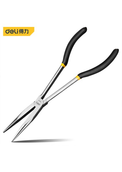 11 İNÇ-DL21011 Tarzı Deli Mini Pense Tel Kesici, Iğne, Yuvarlak ve Eğri Burun ile Takı Yapımı Için Uygun (Yurt Dışından)